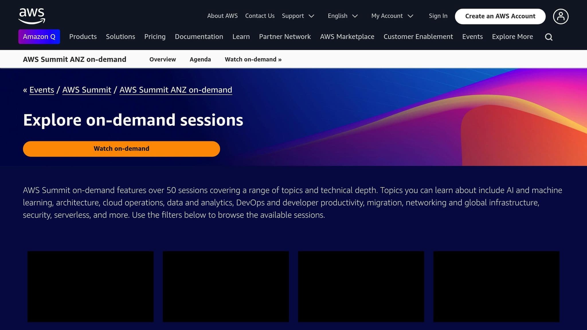 AWS Summit ANZ 2022