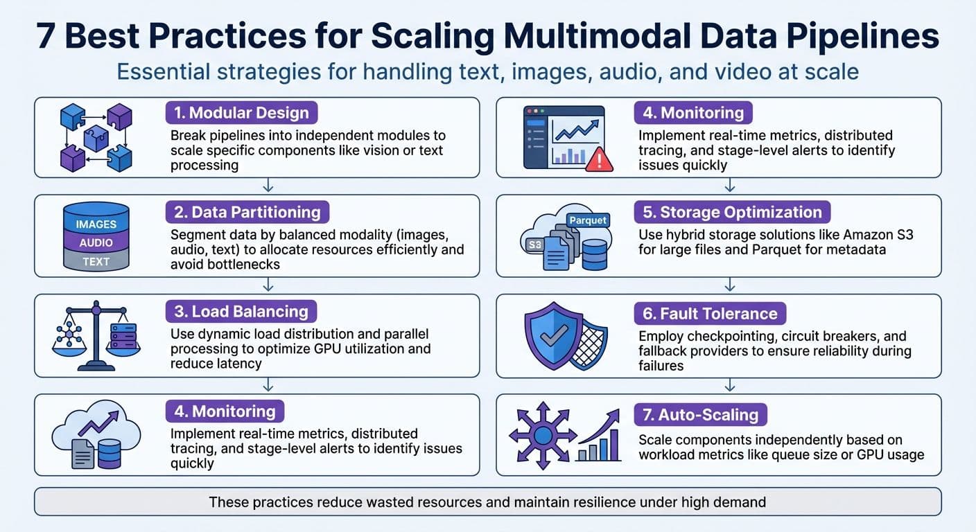 7 Best Practices for Scaling Multimodal Data Pipelines